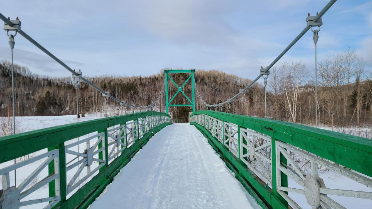 Condo-chalet de la Vallée d'Édouard LʼAnse-Saint-Jean Extérieur photo